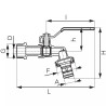 Ferro Zawór ogrodowy kulowy czerpalny z metalową złączką 3/4" x 1" x DN20 KCN2